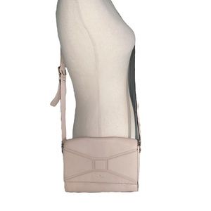 Kate Spade Bridge Place Betsi Bow Tie Blush Pink Crossbody Shoulder Bag